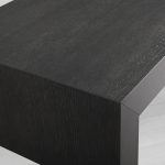 Sullivan Wood Waterfall Coffee Table Rectangle Rural Cocktail Table Oak Wood Center Tea Table - Image 6