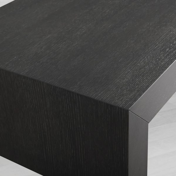Sullivan Wood Waterfall Coffee Table Rectangle Rural Cocktail Table Oak Wood Center Tea Table - Image 6