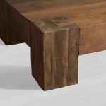 Ubud Square Reclaimed Teak Coffee Table Wood Living Room Center Tea Table Vintage Cocktail Table - Image 8