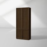 Nason Modular Oak Tall Display Cabinet Modern Living Room Large lockers - Image 2