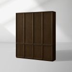Nason Modular Oak Tall Display Cabinet Modern Living Room Large lockers - Image 4