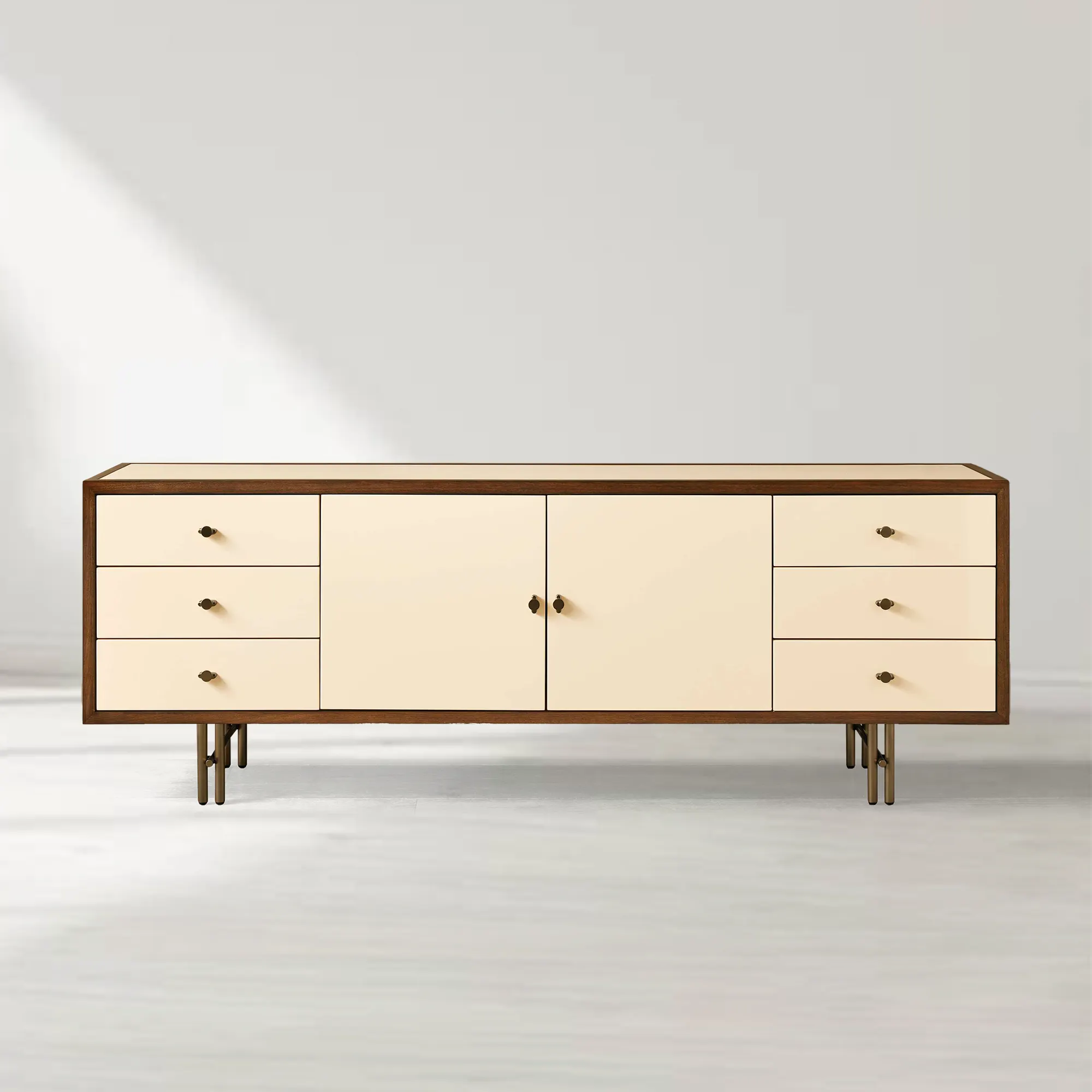 2000x2000_HL_20260202_1_330ee711-70eb-4dee-90c2-699c538a5dc3.png Henton Eucalyptus Wood TV Stand Living Room Entrance Six Drawers Cabinet Media Console - Image 1