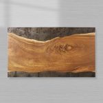Acacius Yukas Wood Center Coffee Table Rectangular Tea Cocktail Table - Image 6