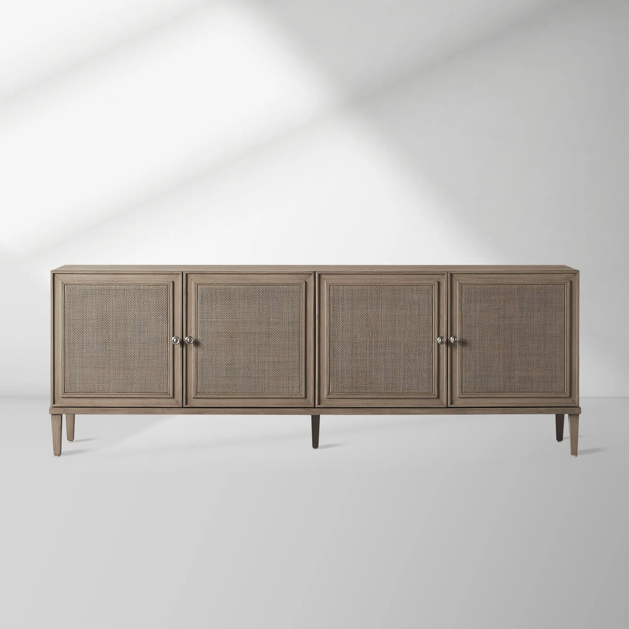 2000x2000_HL_20260202_b1_9a9c21eb-2ceb-4a82-8923-9bf2933011d5.jpg Pearson Mindi TV Stand Woven Cane Cabinet Doors Media Console Wood Sideboard Television Storage Unit - Image 1
