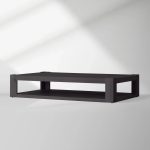 Devon Parson-Style Coffee Table Natural Oak Wood Living Room Center Tea Table Rectangular Cocktail Table - Image 5