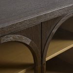Hattie TV Stand Cabinet Oak Media Console Wood Sideboard Modern television Storage Side Unit - Image 3