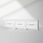 Rowan Modular TV Stand Unit Wood Entryways Storage Sideboard with Drawers - Image 2