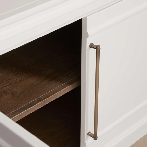 Rowan Entrance Storage Cabinet Wood TV Stand Unit Modern Sideboard with Doors - Image 9