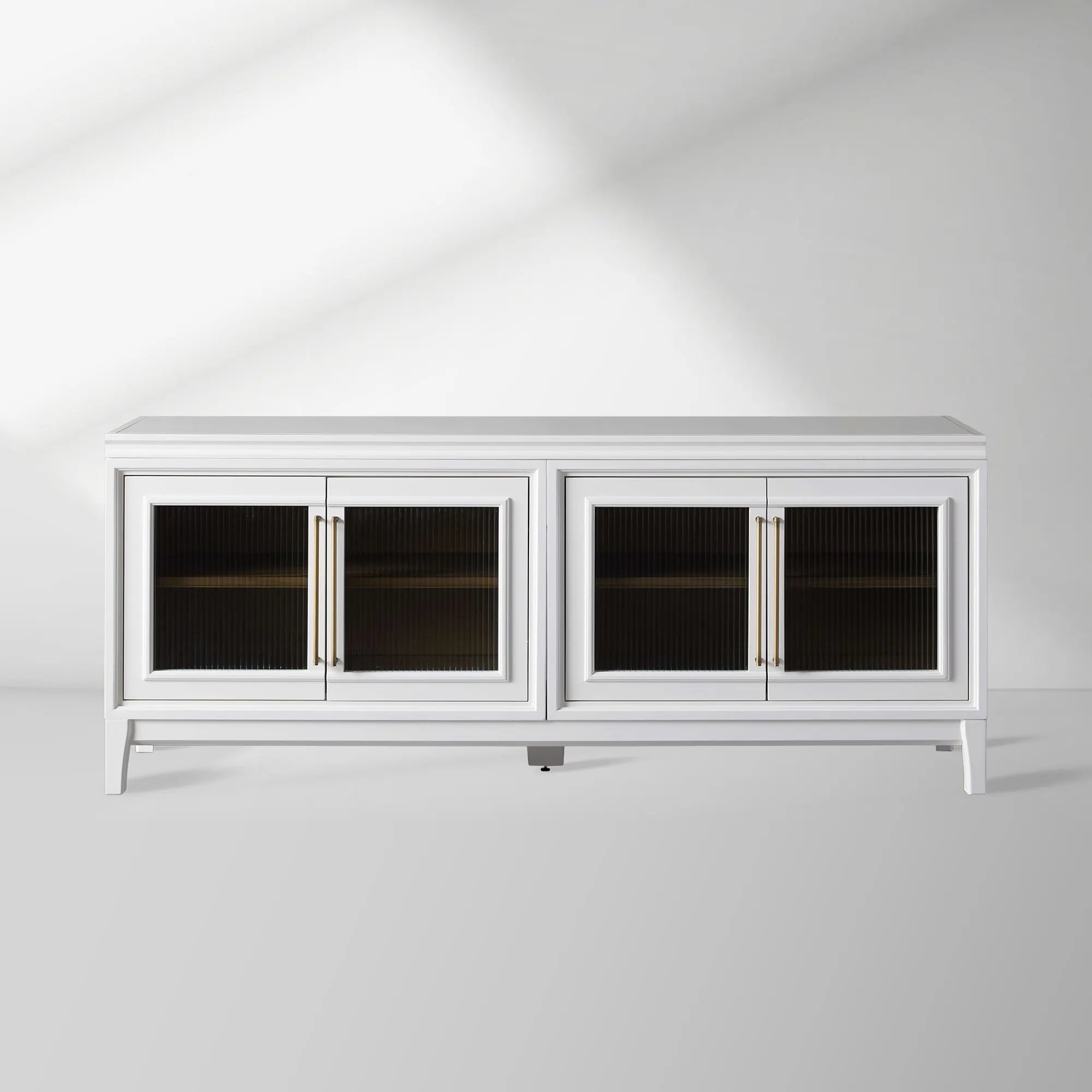 2000x2000_HL_20260202_cs1.jpg Rowan Wood TV Stand Unit Sideboard with Reeded Glass Doors Entrance Cabinet Media Console - Image 1