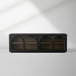 Hattie TV Stand Cabinet Oak Media Console Wood Sideboard Modern television Storage Side Unit - Image 4
