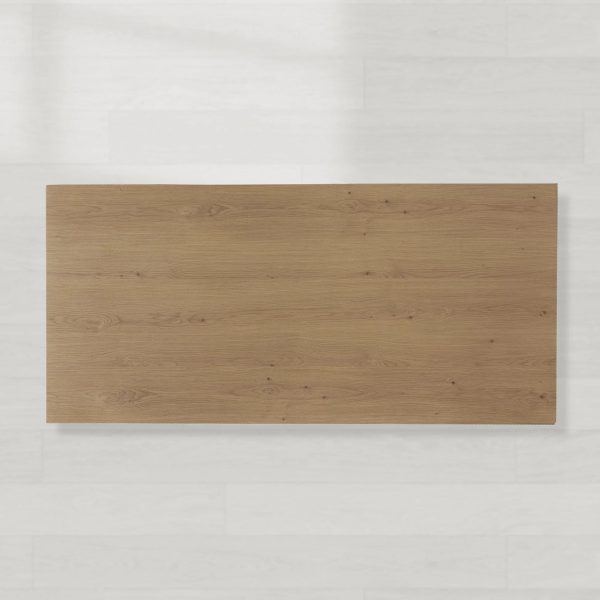 Felton Minimalist Coffee Table Oak Cocktail Table Rural Living Room  Wood Center Tea Table - Image 8