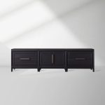 Rowan 4 Drawers TV Stand Unit Wood Entryways Storage Sideboard Cabinet Media Console