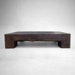 Ubud Square Reclaimed Teak Coffee Table Wood Living Room Center Tea Table Vintage Cocktail Table - Image 12