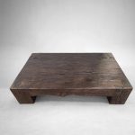 Ubud Square Reclaimed Teak Coffee Table Wood Living Room Center Tea Table Vintage Cocktail Table - Image 13