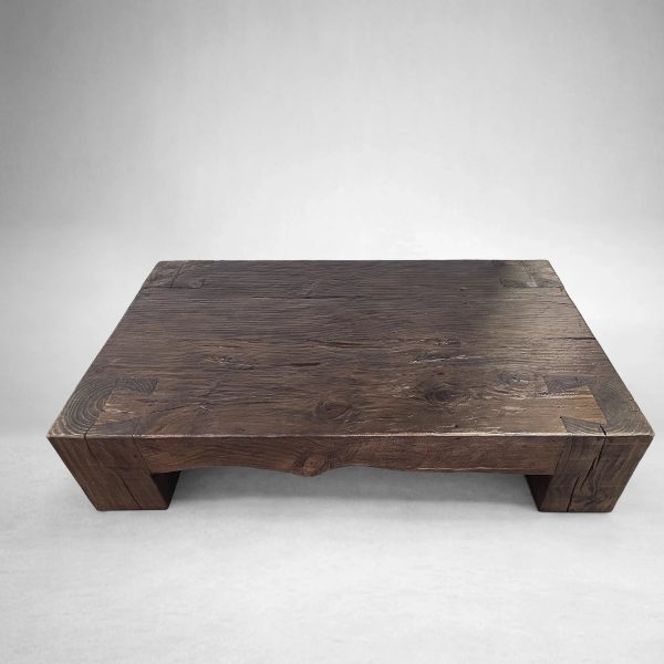 Ubud Square Reclaimed Teak Coffee Table Wood Living Room Center Tea Table Vintage Cocktail Table - Image 13