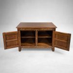 Stefania Hand-Painted Florals Buffet Cabinet Poplar Wood Sideboard Living Room Entryways Cabinet - Image 5