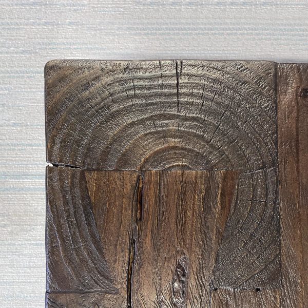 Ubud Square Reclaimed Teak Coffee Table Wood Living Room Center Tea Table Vintage Cocktail Table - Image 11