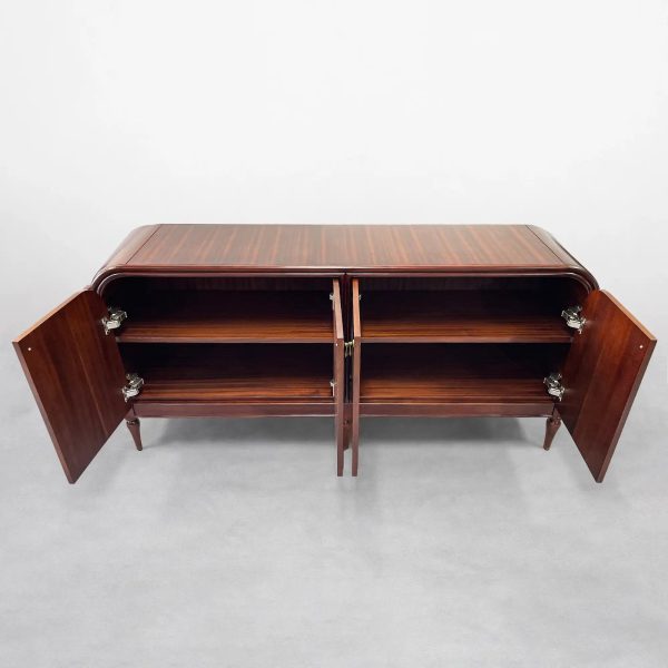 Frances Vintage Sideboard Mahogany buffet Storage Cabinet Wood Entryways Cabinet - Image 6