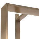 Dolton Modern Bookcase in Stainless Steel Frame - Image 4