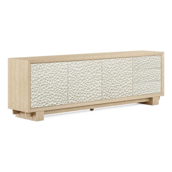 Water Pelagic Sculpted TV Stand Storage Cabinet - Image 3