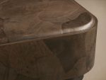 Pola Wood Plinth Coffee Table Wabi-Sabi Living Room Center Tea Table - Image 3