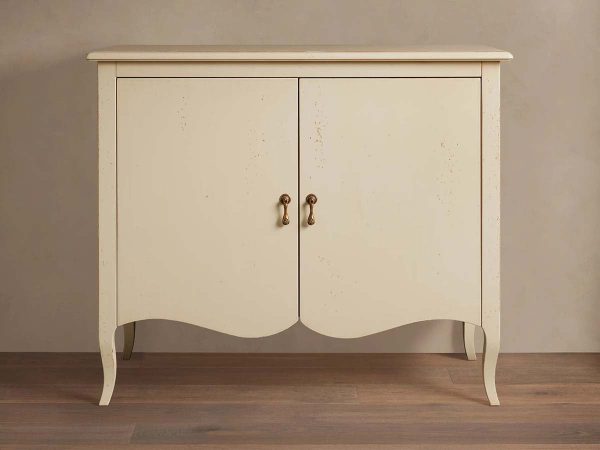 Varzi Hand-Painted Wood Storage Sideboard Antique Buffet Cabinet Tanganika - Image 4