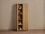 Finnley Wood Tall Cabinet Living Room Country Storage Cabinet with Doors - Image 10