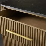 Finnley Wood Eight-Drawer Dresser with Marble or Bluestone Top Rural Chest Of 8 Drawers Cabinet - Image 21