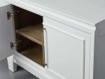 Rowan Modular Wood TV Stand Modern Sideboard Television Storage Unit with Wood Doors Entrance Cabinet - Image 4
