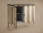 Orabela Amalfi Hand-Painted Sideboard Vintage Distressed Wood Buffet Storage Cabinet - Image 2