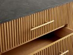 Finnley Sideboard Carrara Marble & Bluestone Top Buffet Cabinet With Drawer - Image 6