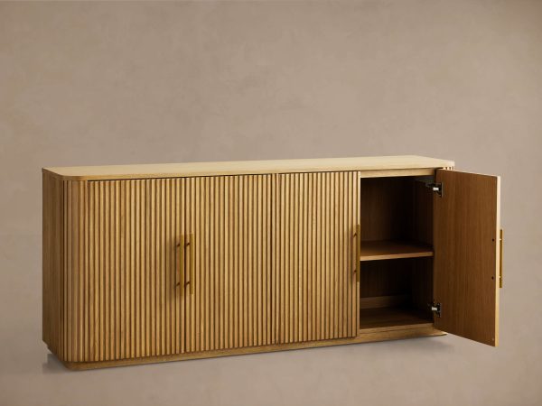 Finnley Wood Sideboard Modern Dining Room Buffet Storage Cabinet - Image 6