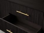 Finnley Reeded Wide-Format Sideboard Wood Buffet Cabinets with 3 Drawers - Image 6