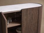 Flore Stone Top Buffet Sideboard Marble Entryways Cabinet - Image 9