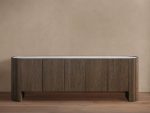 Flore Stone Top Buffet Sideboard Marble Entryways Cabinet - Image 7