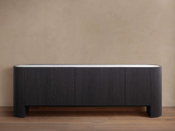 Flore Stone Top Buffet Sideboard Marble Entryways Cabinet - Image 17