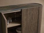 Flore Stone Top Buffet Sideboard Marble Entryways Cabinet - Image 4