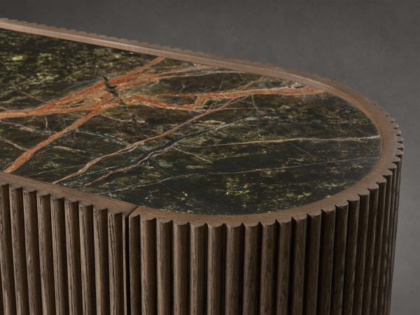 Flore Stone Top Buffet Sideboard Marble Entryways Cabinet - Image 5