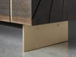 Mihaela Oak Media Console Wood Entertainment Centers Cabinet Retro TV Stands - Image 7
