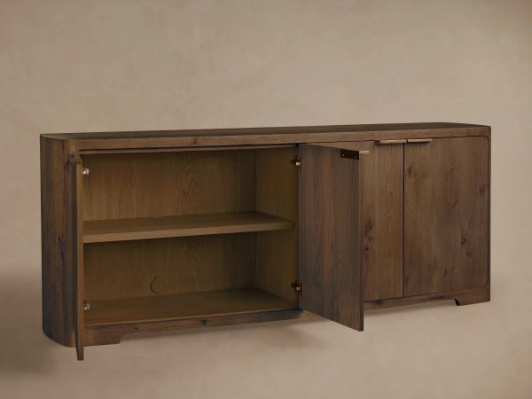 Redding Sideboard - Minimalist Solid Wood Modern Buffet Cabinet - Image 3