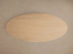 Perth Oval  Dining Table Solid Romanian Oak Hand-Sculpted Modern Style - Image 16