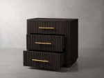 Finnley Wood Nightstand Bedroom 3 Drawer Chest Cabinet - Image 2