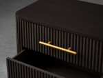 Finnley Wood Nightstand Bedroom 3 Drawer Chest Cabinet - Image 3