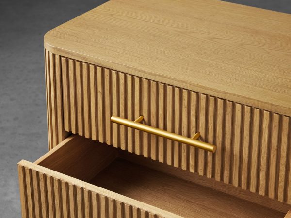 Finnley Wood Nightstand Bedroom 3 Drawer Chest Cabinet - Image 6