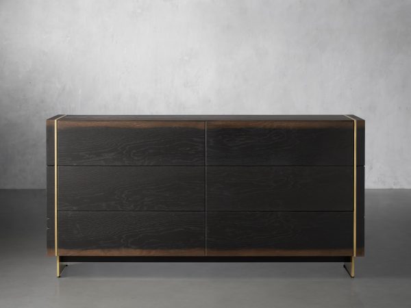 Mihaela Mihaela Six-Drawer Chest Wood Water-Based Dresser Cabinet - Image 2