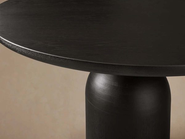 Perth Round Dining Table with Solid Romanian Wood - Image 9