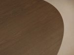 Perth Oval  Dining Table Solid Romanian Oak Hand-Sculpted Modern Style - Image 7