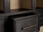 Hattie Oak Wood Entryway Cabinet Storage Tall Cabinet With Hooks - Image 4