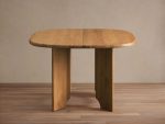 Jolson Wood Rectangular Extension Dining Table with Honey Finish & Dual 20" Leaves - Image 3