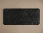 Caden Dining Table with Black Marquina Stone Top American Walnut Wood Base Luxury Style - Image 5